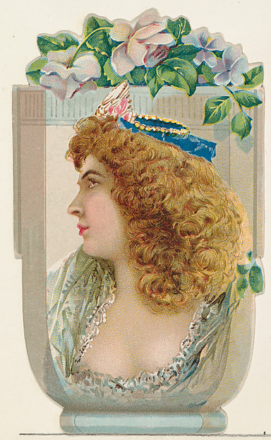 Cup of Violets, from the Novelties series (N122) issued by Gail & Ax Tobacco to promote Navy Long Cut