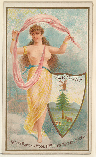 Vermont, from the Industries of States series (N117) issued by Duke Sons & Co. to promote Honest Long Cut Tobacco