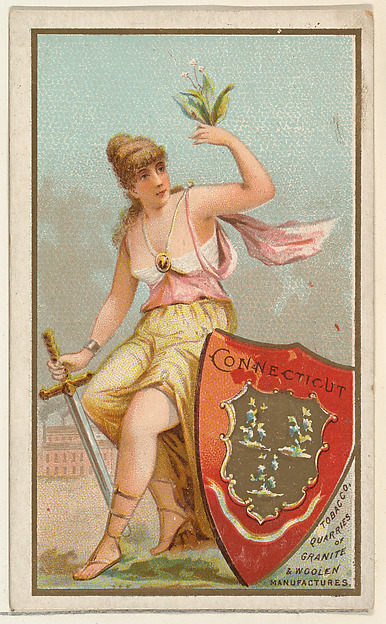 Connecticut, from the Industries of States series (N117) issued by Duke Sons & Co. to promote Honest Long Cut Tobacco