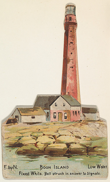 Boon Island, from the Lighthouses series (N119) issued by Duke Sons & Co. to promote Honest Long Cut Tobacco