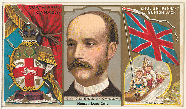 Governor General of Canada, from the Rulers, Flags, and Coats of Arms series (N126-1) issued by W. Duke, Sons & Co.