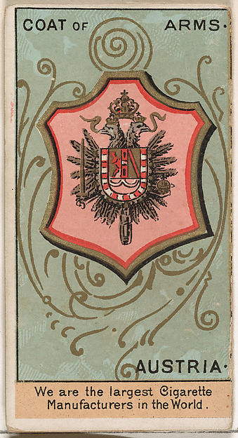 Franz Joseph I, Emperor of Austria, from the Rulers, Flags, and Coats of Arms series (N126-2) issued by W. Duke, Sons & Co.