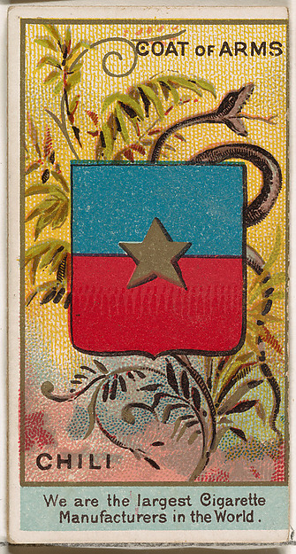 J. M. Balmaceda, President of Chili, from the Rulers, Flags, and Coats of Arms series (N126-2) issued by W. Duke, Sons & Co.