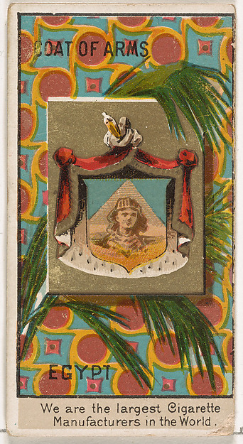 The Sphinx, from the Rulers, Flags, and Coats of Arms series (N126-2) issued by W. Duke, Sons & Co.