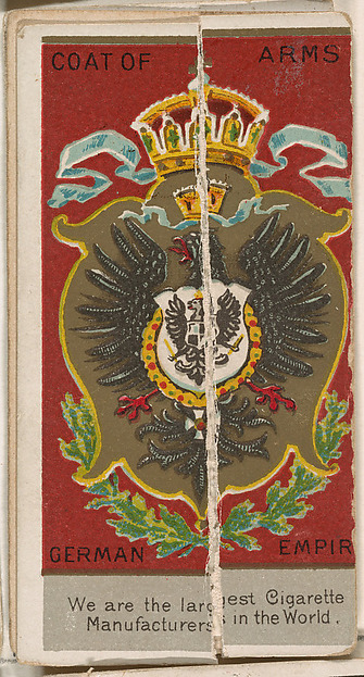 William I, Emperor of Germany, from the Rulers, Flags, and Coats of Arms series (N126-2) issued by W. Duke, Sons & Co.