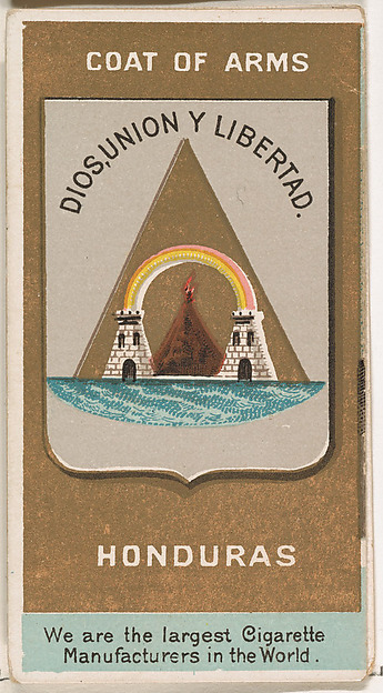 General L. Bogran, President of Honduras, from the Rulers, Flags, and Coats of Arms series (N126-2) issued by W. Duke, Sons & Co.
