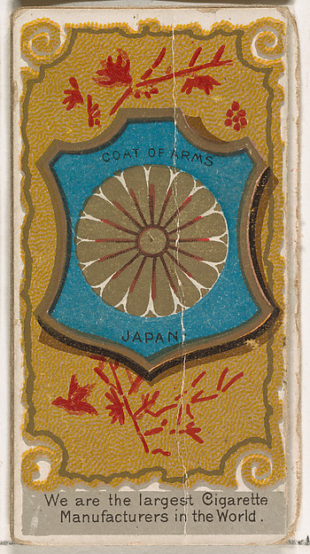 Mikado of Japan, from the Rulers, Flags, and Coats of Arms series (N126-2) issued by W. Duke, Sons & Co.