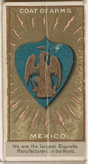 President Diaz of Mexico, from the Rulers, Flags, and Coats of Arms series (N126-2) issued by W. Duke, Sons & Co.