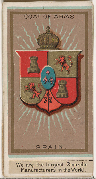 Alphonse XIII, King of Spain, from the Rulers, Flags, and Coats of Arms series (N126-2) issued by W. Duke, Sons & Co.