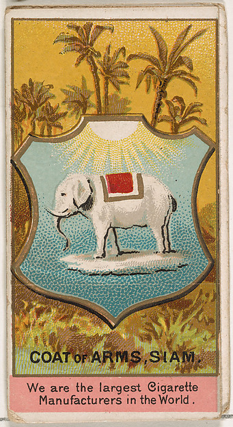 An Idol of Siam, from the Rulers, Flags, and Coats of Arms series (N126-2) issued by W. Duke, Sons & Co.