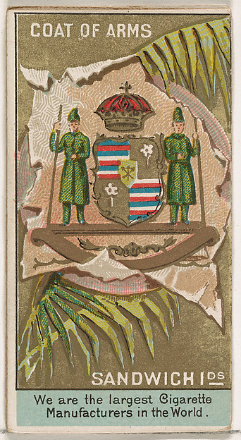 King Kalakaua I, Sandwich Islands, from the Rulers, Flags, and Coats of Arms series (N126-2) issued by W. Duke, Sons & Co.