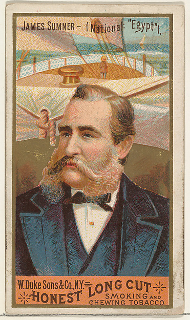 James Sumner, from the Sea Captains series (N127) issued by Duke Sons & Co. to promote Honest Long Cut Tobacco