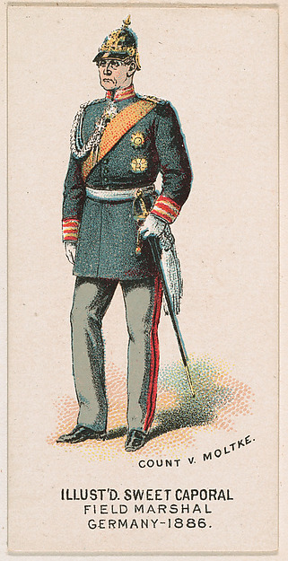 Field Marshal, Germany, 1886, from the Military Series (N224) issued by Kinney Tobacco Company to promote Sweet Caporal Cigarettes