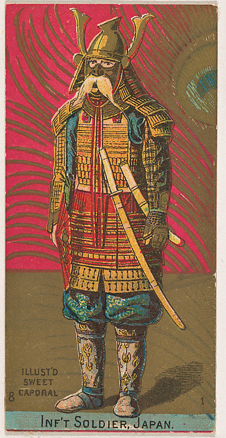 Infantry Soldier, Japan, from the Military Series (N224) issued by Kinney Tobacco Company to promote Sweet Caporal Cigarettes