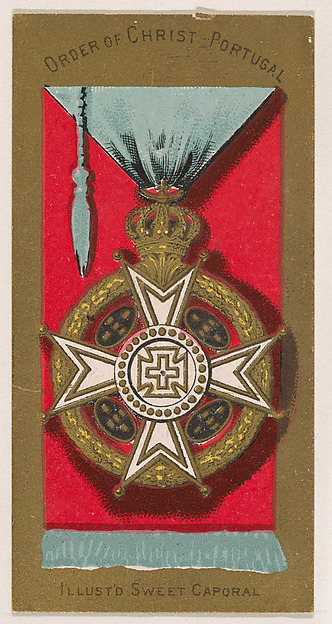Order of Christ, Portugal, from the Military Series (N224) issued by Kinney Tobacco Company to promote Sweet Caporal Cigarettes by Kinney Brothers Tobacco Company