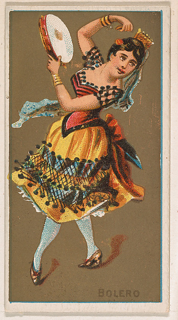 Bolero, from National Dances (N225, Type 1) issued by Kinney Bros.