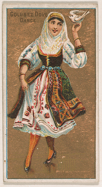 Golubez Dove Dance, from National Dances (N225, Type 1) issued by Kinney Bros.