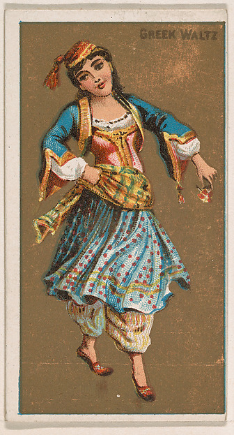 Greek Waltz, from National Dances (N225, Type 1) issued by Kinney Bros.