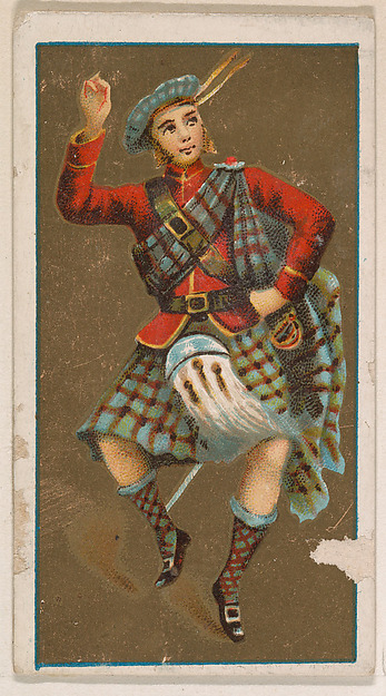 Highland Fling, from National Dances (N225, Type 1) issued by Kinney Bros.