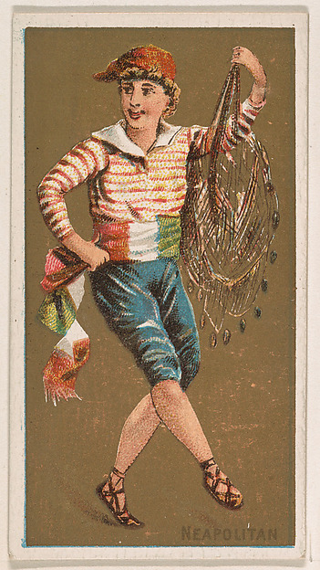 Neapolitan, from National Dances (N225, Type 1) issued by Kinney Bros.