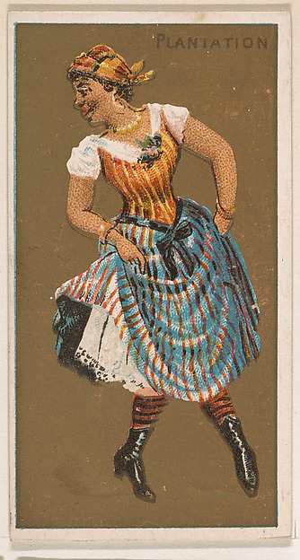 Plantation, from National Dances (N225, Type 1) issued by Kinney Bros.