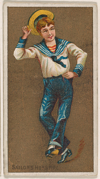 Sailor's Hornpipe, from National Dances (N225, Type 1) issued by Kinney Bros.