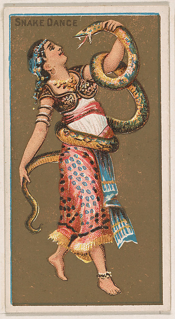 Snake Dance, from National Dances (N225, Type 1) issued by Kinney Bros.