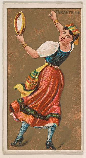 Tarantella, from National Dances (N225, Type 1) issued by Kinney Bros.