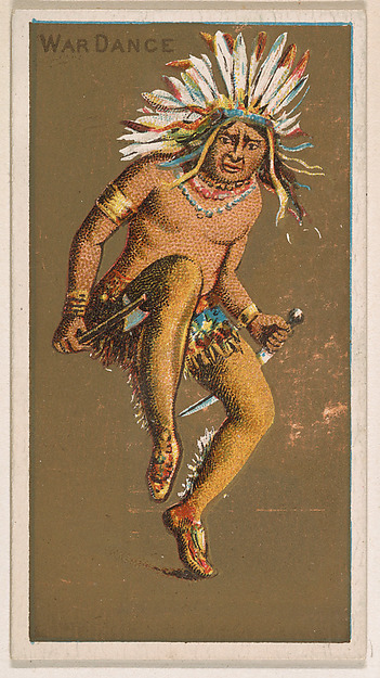 War Dance, from National Dances (N225, Type 1) issued by Kinney Bros.