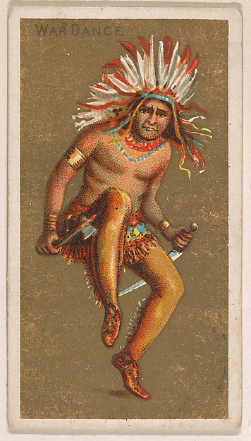 War Dance, from National Dances (N225, Type 1) issued by Kinney Bros.