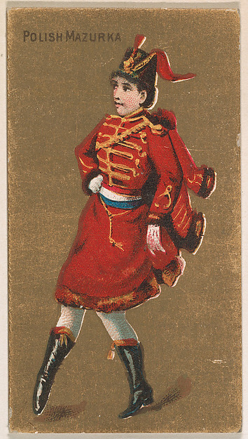 Polish Mazurka, from National Dances (N225, Type 2) issued by Kinney Bros.