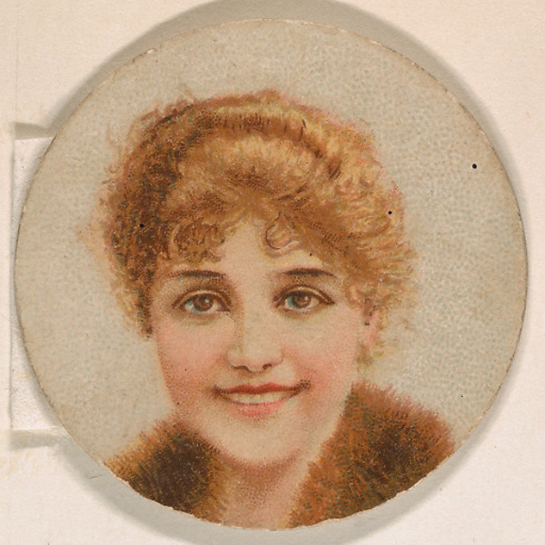 Portrait of woman, from the Novelties series (N228, Type 1) issued by Kinney Bros. by Kinney Brothers Tobacco Company, The Metropolitan Museum of Art