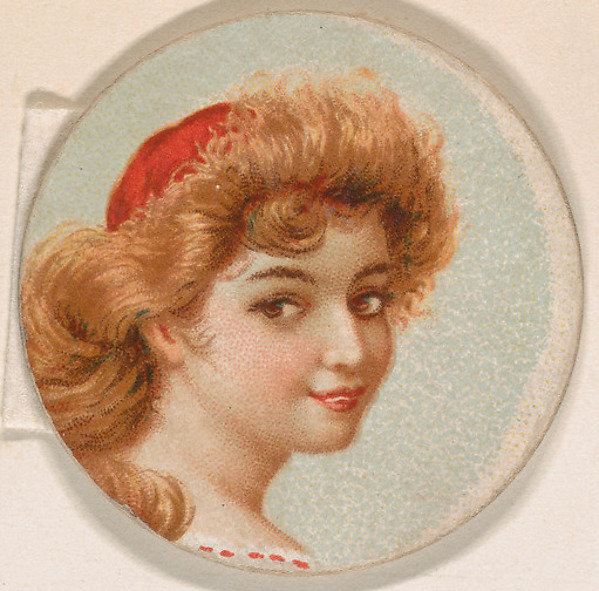Portrait of woman, from the Novelties series (N228, Type 1) issued by Kinney Bros. by Kinney Brothers Tobacco Company, The Metropolitan Museum of Art