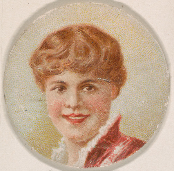 Portrait of woman, from the Novelties series (N228, Type 1) issued by Kinney Bros. by Kinney Brothers Tobacco Company, The Metropolitan Museum of Art