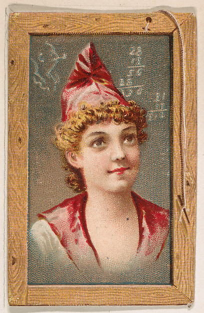 Chalkboard, from the Novelties series (N228, Type 3) issued by Kinney Bros. by Kinney Brothers Tobacco Company, The Metropolitan Museum of Art