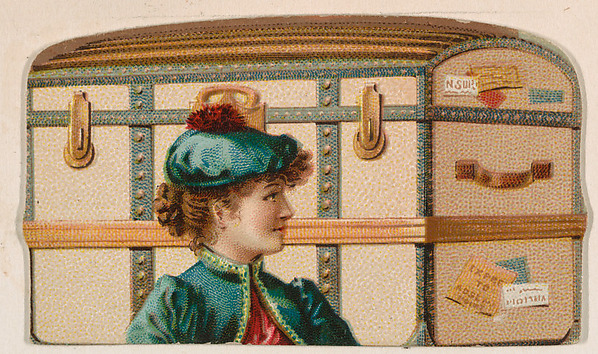 Trunk, from the Novelties series (N228, Type 3) issued by Kinney Bros.