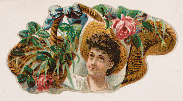 Basket of flowers, from the Novelties series (N228, Type 3) issued by Kinney Bros.