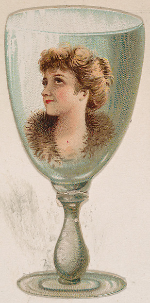 Goblet, from the Novelties series (N228, Type 4) issued by Kinney Bros.