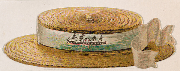 Hat, from the Novelties series (N228, Type 4) issued by Kinney Bros.