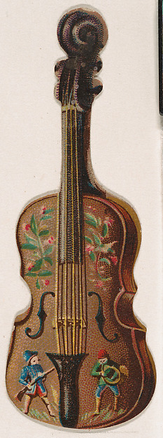 Violin, from the Novelties series (N228, Type 3) issued by Kinney Bros. by Kinney Brothers Tobacco Company, The Metropolitan Museum of Art