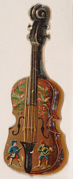Violin, from the Novelties series (N228, Type 4) issued by Kinney Bros. by Kinney Brothers Tobacco Company, The Metropolitan Museum of Art