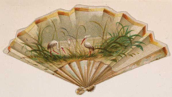 Fan, from the Novelties series (N228, Type 4) issued by Kinney Bros. by Kinney Brothers Tobacco Company, The Metropolitan Museum of Art