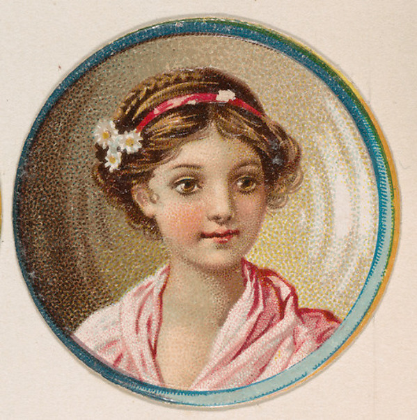 Plate, from the Novelties series (N228, Type 4) issued by Kinney Bros.