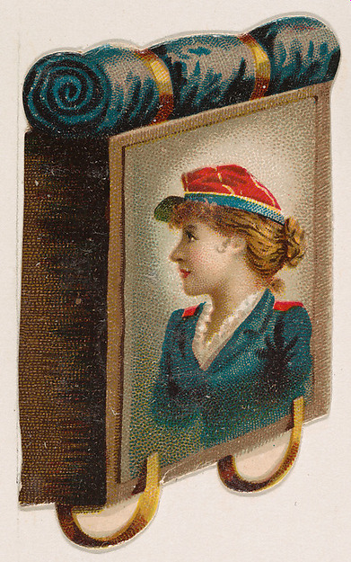 Backpack, from the Novelties series (N228, Type 3) issued by Kinney Bros.