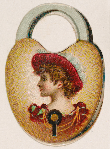 Padlock, from the Novelties series (N228, Type 4) issued by Kinney Bros.