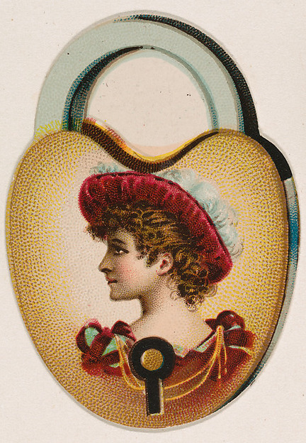 Padlock, from the Novelties series (N228, Type 3) issued by Kinney Bros. by Kinney Brothers Tobacco Company, The Metropolitan Museum of Art