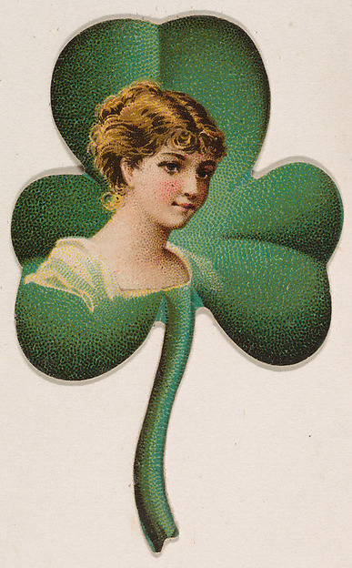 Three-leaf clover, from the Novelties series (N228, Type 3) issued by Kinney Bros.