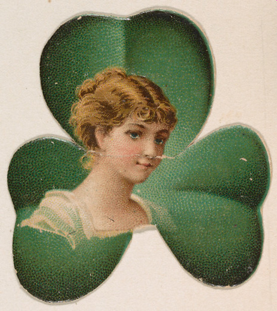 Three-leaf clover, from the Novelties series (N228, Type 4) issued by Kinney Bros.