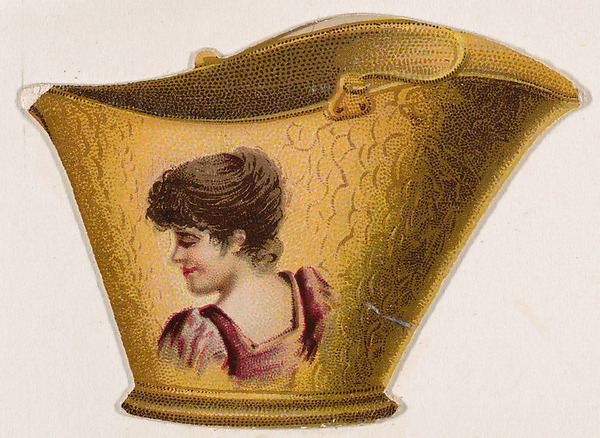 Coal bucket, from the Novelties series (N228, Type 3) issued by Kinney Bros.