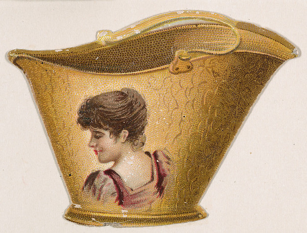 Coal bucket, from the Novelties series (N228, Type 4) issued by Kinney Bros.